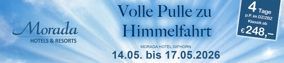 Volle Pulle zu Himmelfahrt