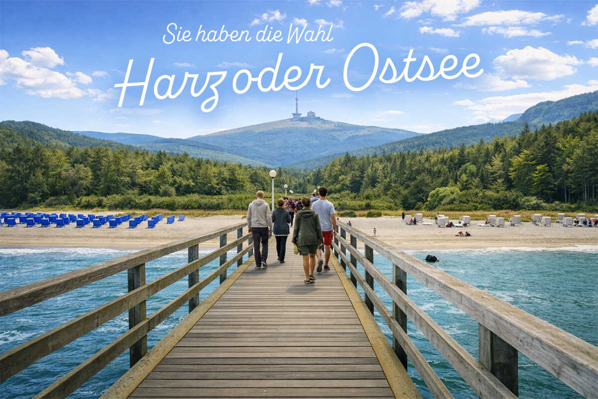 Sie haben die Wahl &ndash; Harz oder Ostsee