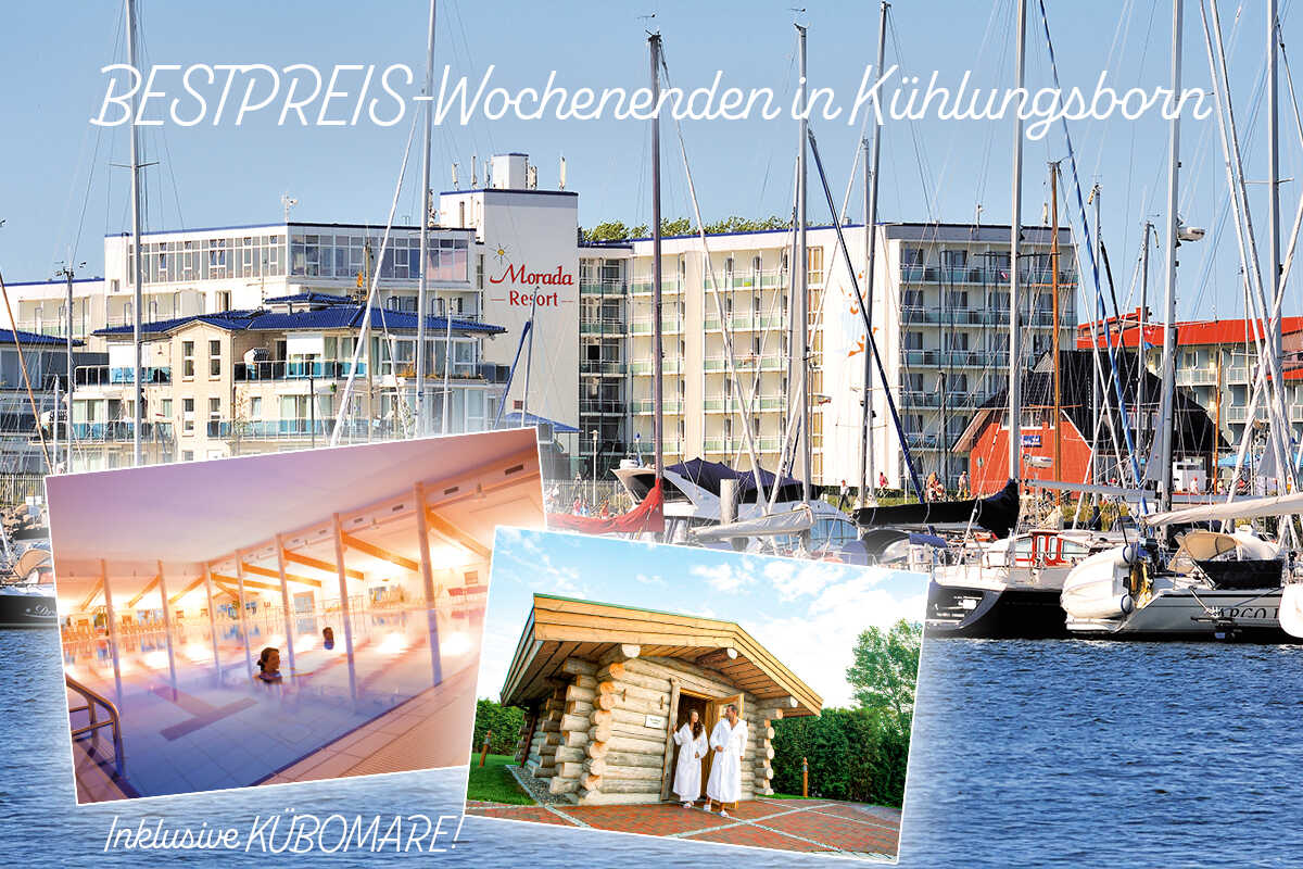 Jetzt nur &euro; 111,- p.P. f&uuml;r ein Wochenende direkt am Meer