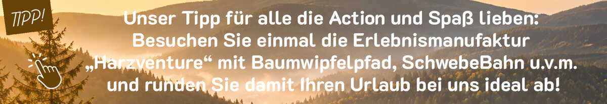 Erlebnismanufaktur „Harzventure“ mit Baumwipfelpfad