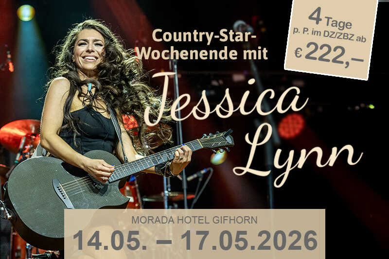 Darstellung von Country-Star-Wochenende mit Jessica Lynn mit einem Termin und Angebot