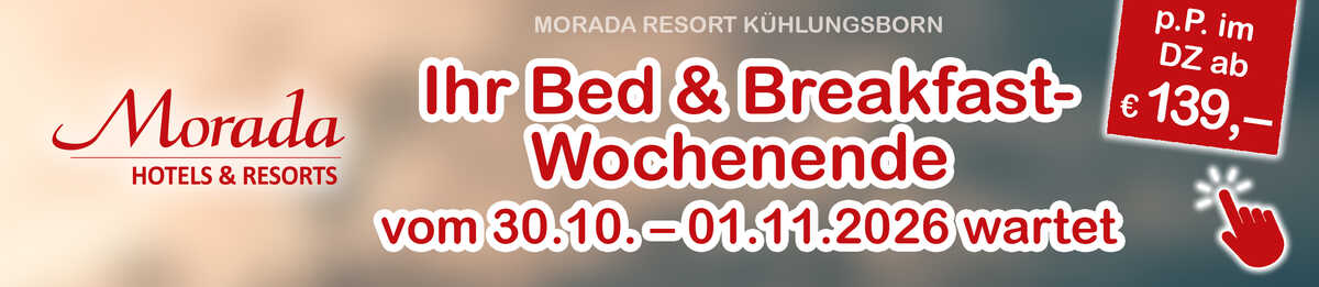 Bed & Breakfast-Wochenende