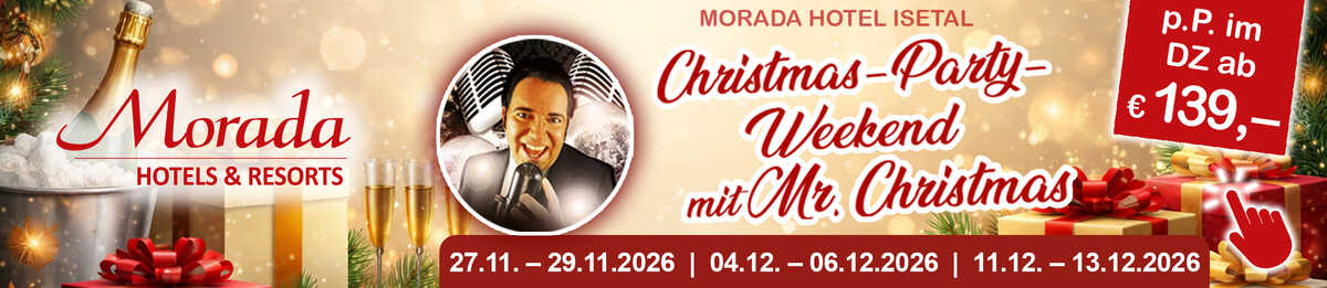 Christmas-Party-Weekend mit Mr. Christmas